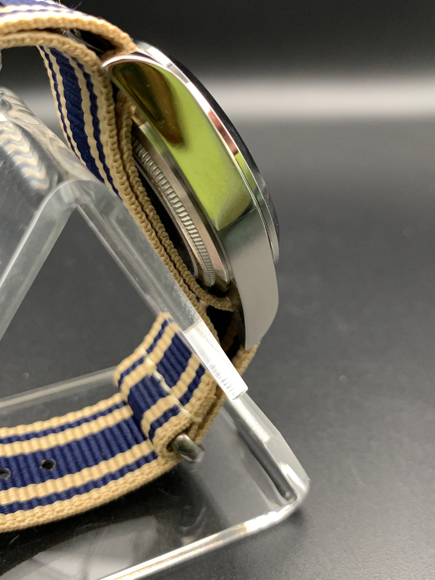 Blue Sunray 36mm Field Watch. Sapphire crystal.