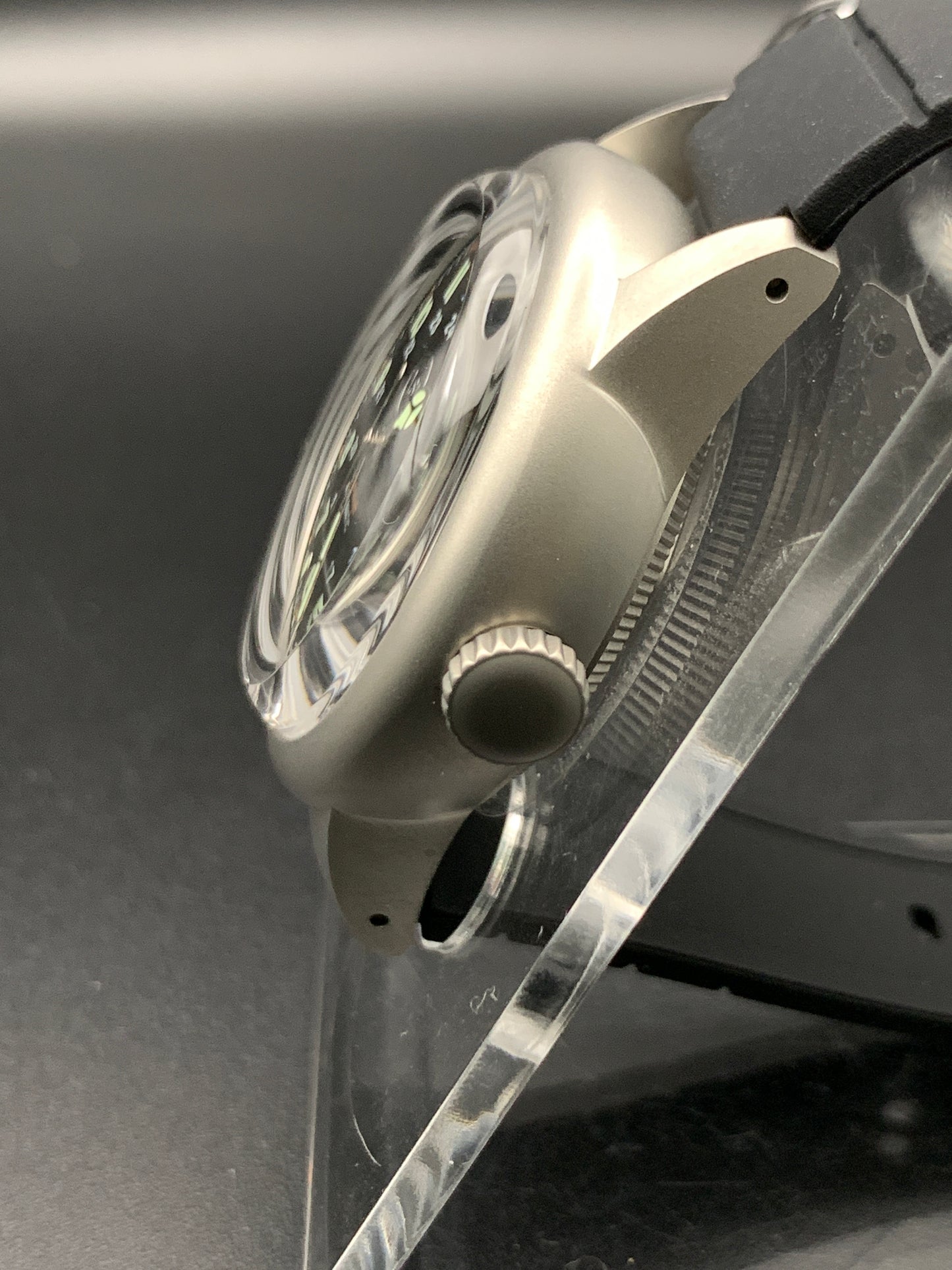 Domed Sapphire Field Watch. 36mm brushed case.