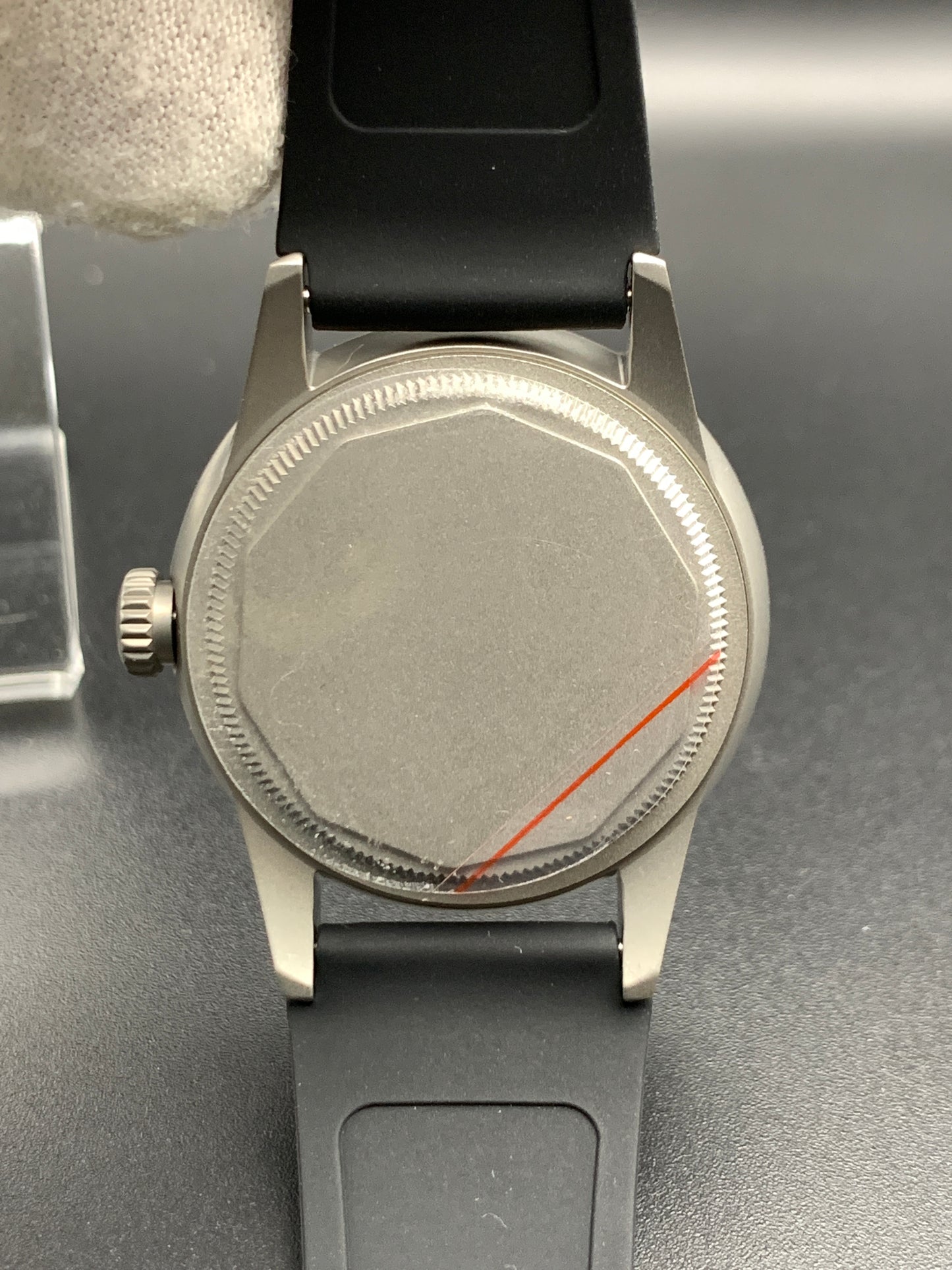Domed Sapphire Field Watch. 36mm brushed case.