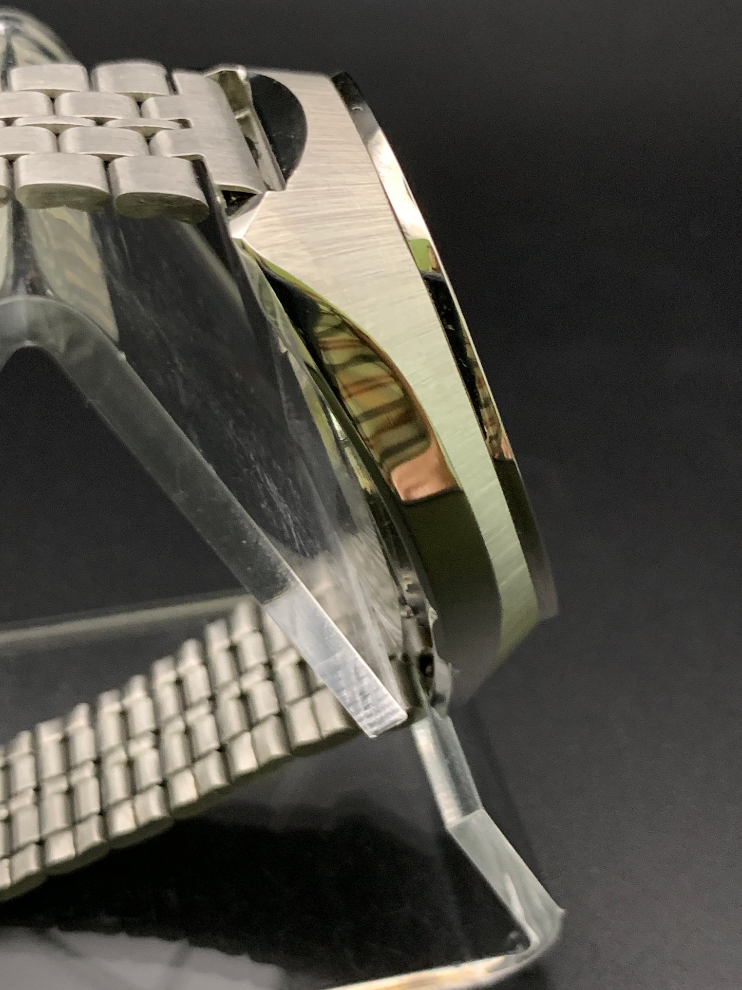 Vintage NOS Swiss case marriage. Miyota 8215 automatic movement.