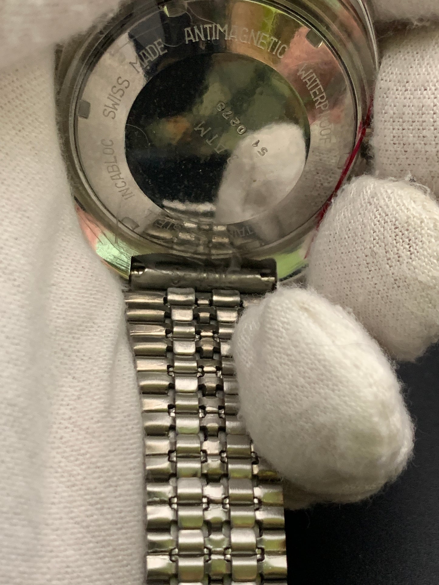 Vintage NOS Swiss case marriage. Miyota 8215 automatic movement.