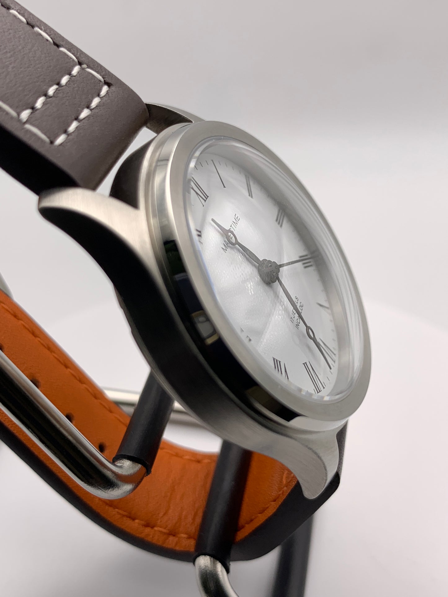 Majestime pocket watch conversion. 38mm stainless steel case.  Sapphire crystal.