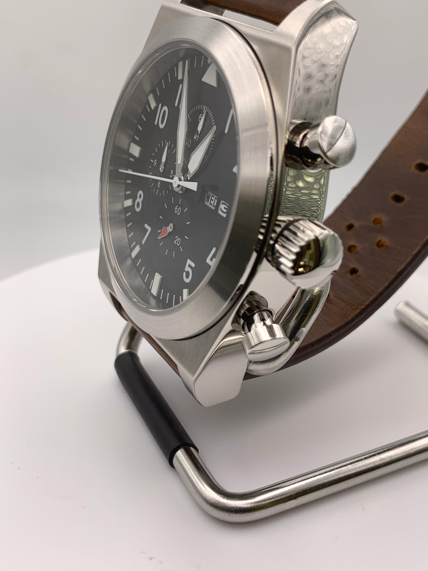 Titan. 46mm Pilot Chronograph. Sapphire crystal. Miyota 0S00.
