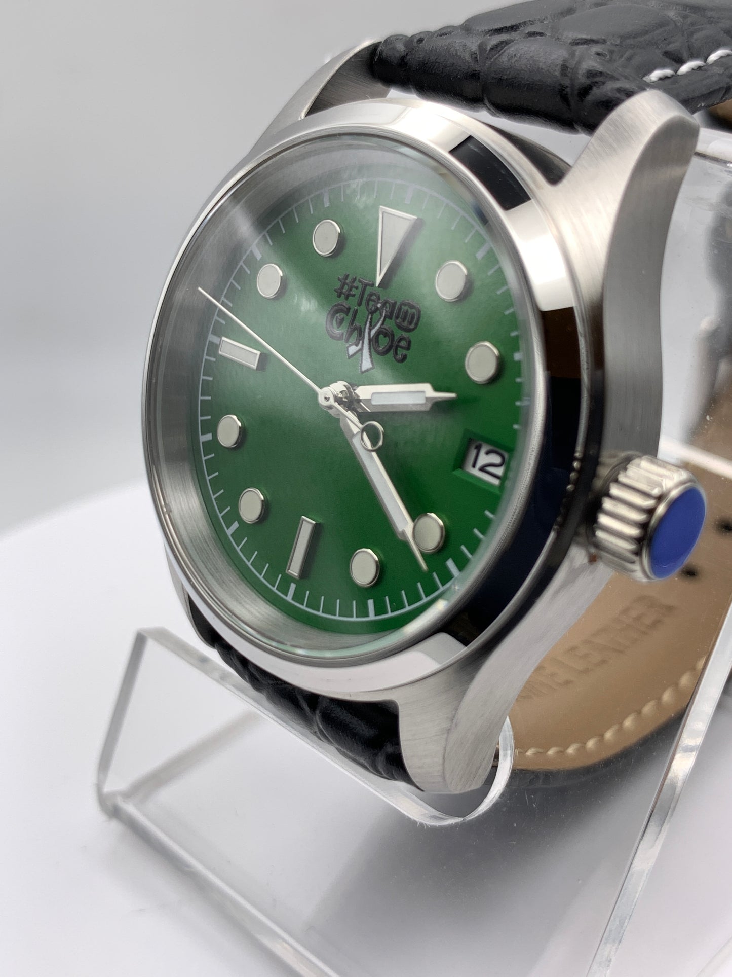 #TeamChloe - Three. 36mm Stainless steel. Sapphire crystal. Seiko NH35.
