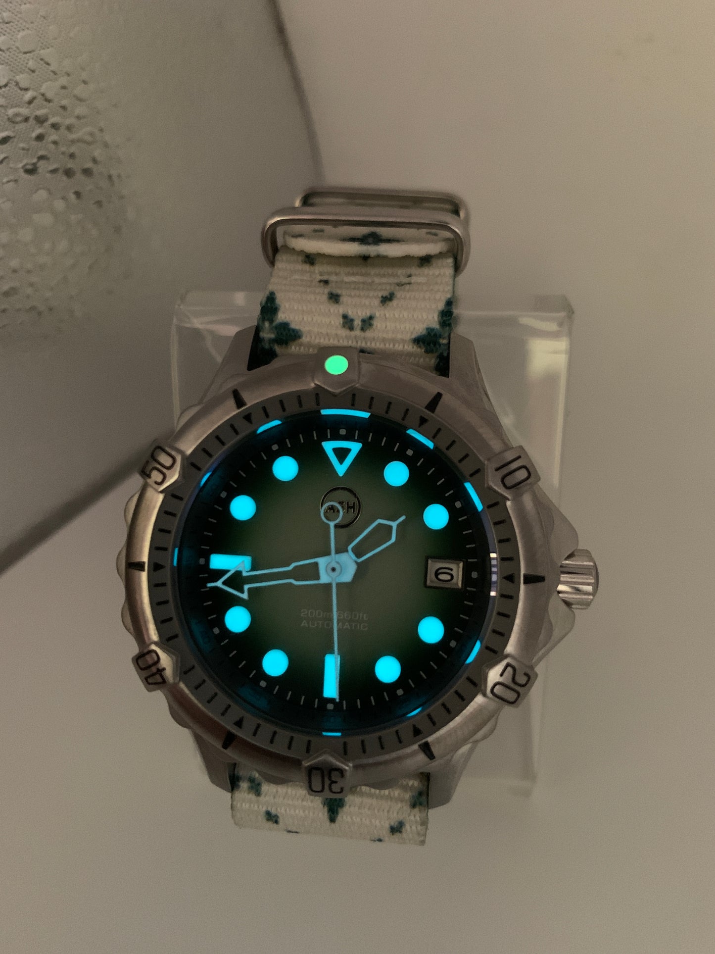 Thymekeeper.  42mm Stainless steel case.  Sapphire crystal. Seiko NH35.