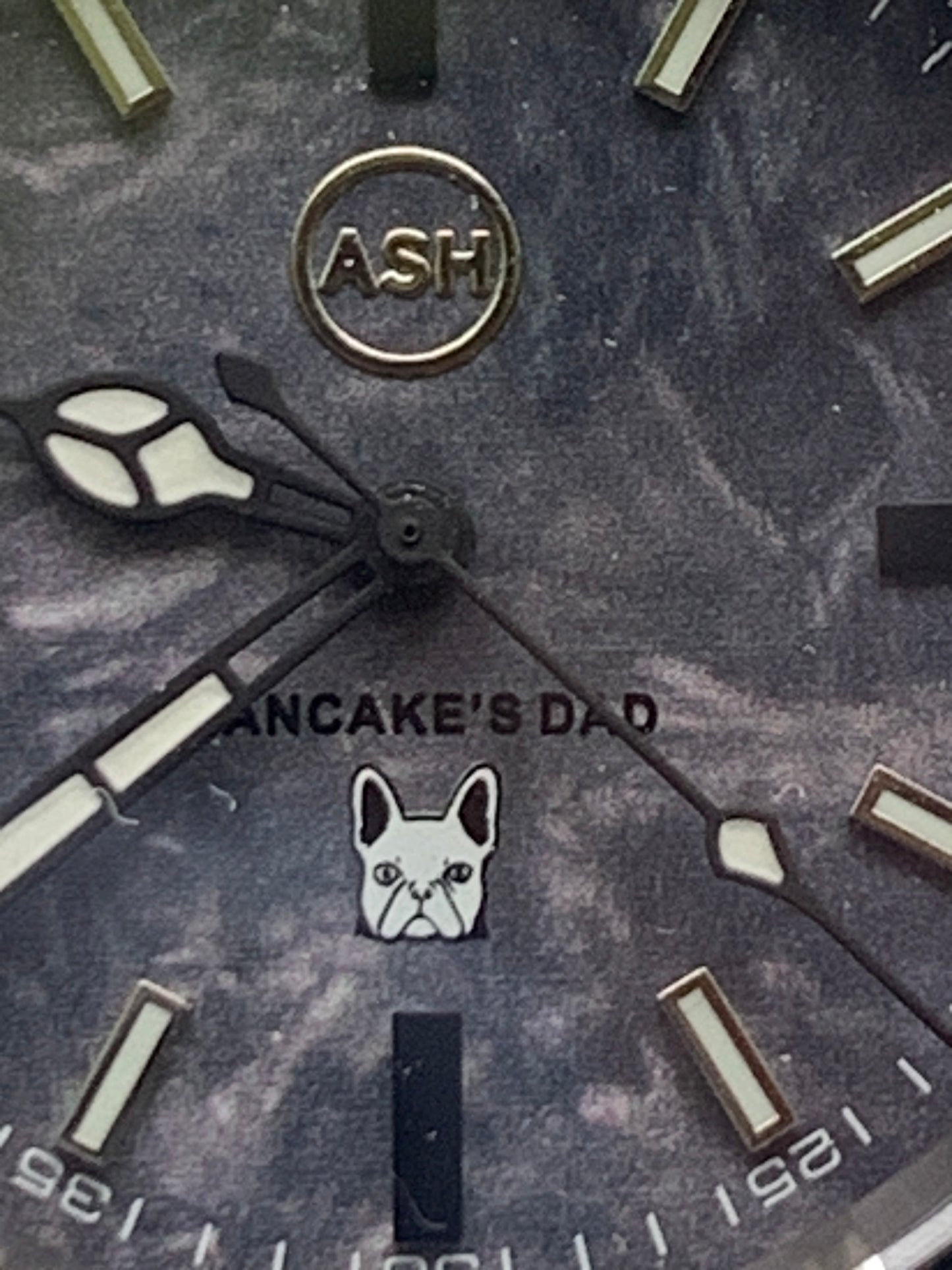 The Runt - 40mm PVD coated stainless steel. Sapphire crystal. Custom dial. Seiko NH38.