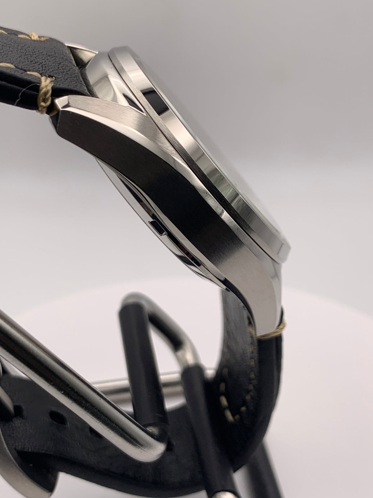Mustachio 1.1 - 38mm Stainless steel.  Sapphire crystal with AR. Seiko NH38.