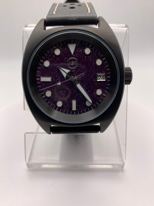 Kiss The Sky. 39mm PVD Stainless Steel.  Domed sapphire. Seiko NH35