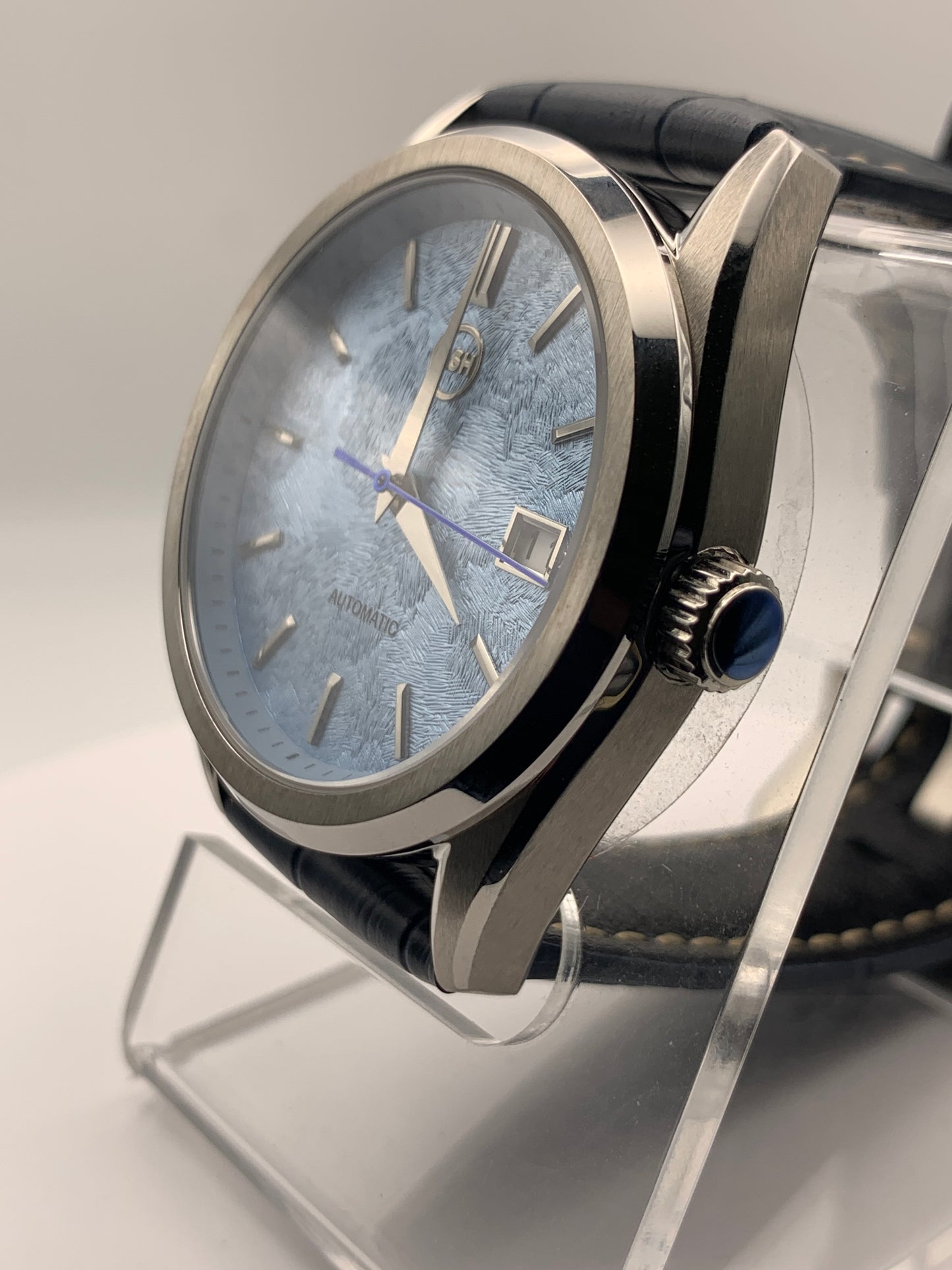 Icefall. 38mm Stainless steel. Sapphire crystal.  Seiko NH35.