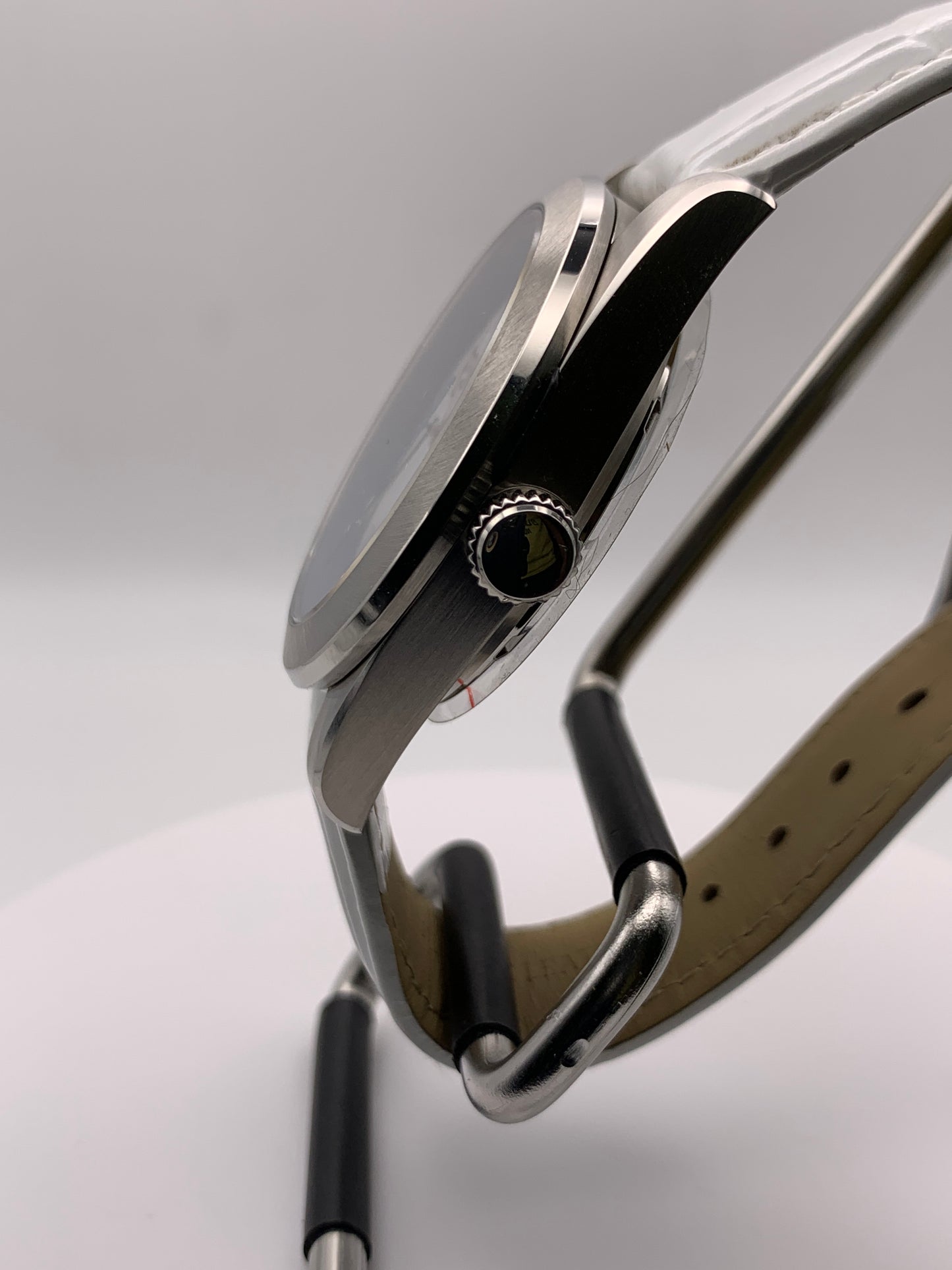 Time Device One. 38mm Stainless steel case.  Enamel dial.  Sapphire crystal.  Seiko NH38.