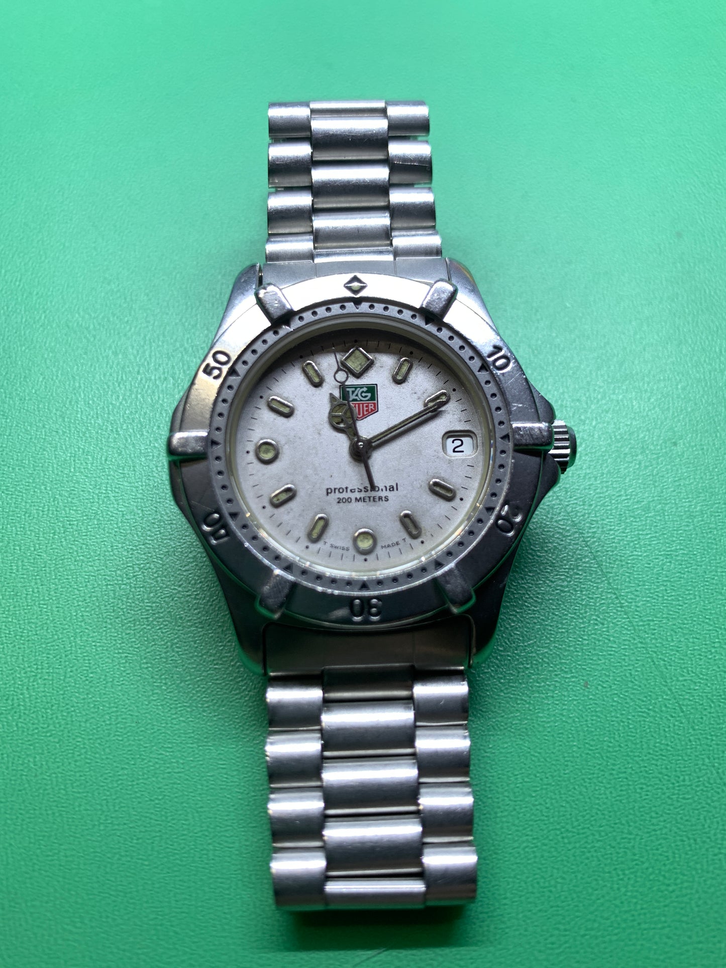 Tag Heuer WE1211-R.  Restoration. 34mm Stainless steel case.  Sapphire crystal. New movement.
