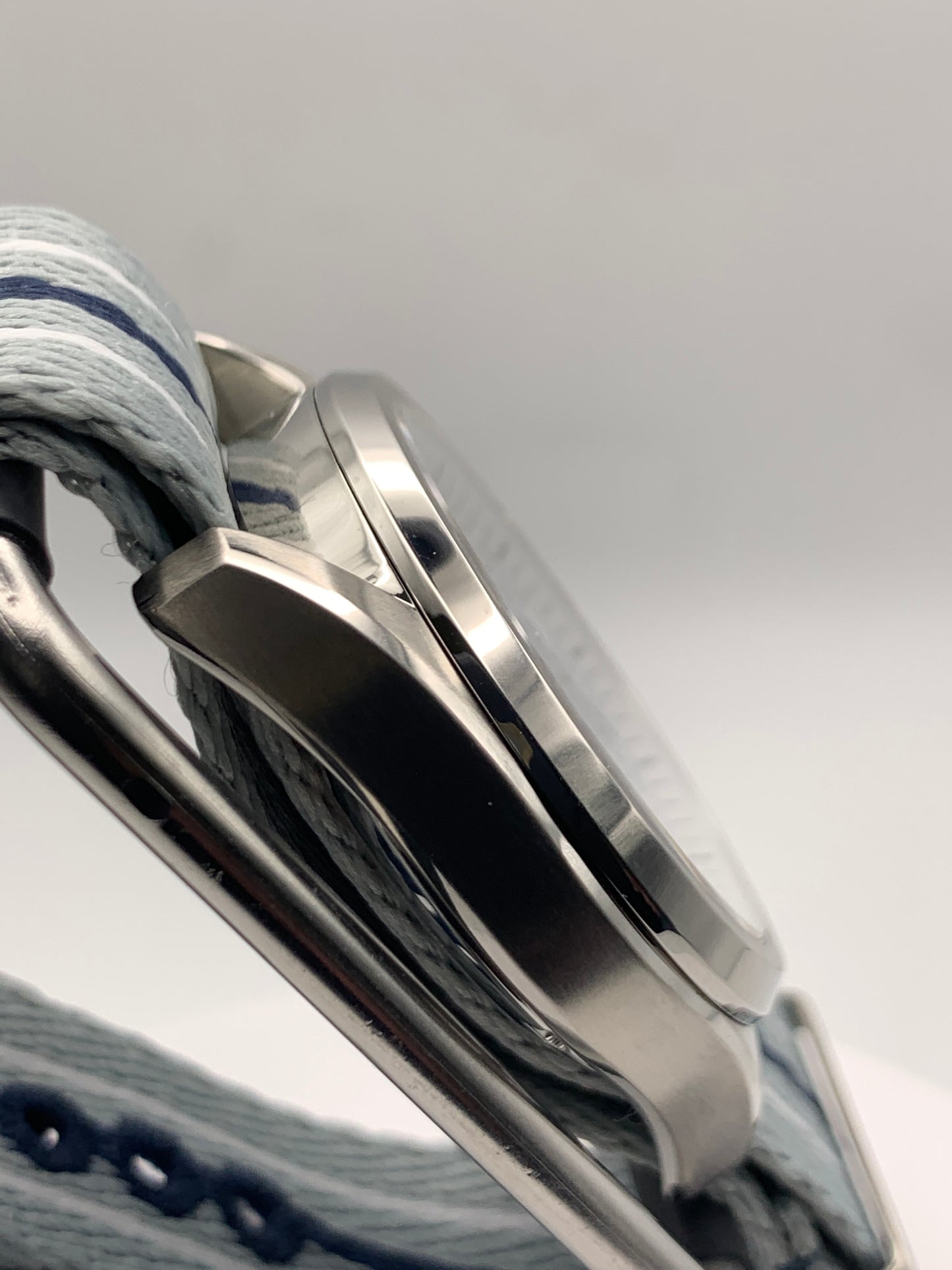 Blizzard - 40mm Stainless steel case. Sapphire crystal.  Snowflake dial and handset. Seiko NH70 skeleton automatic.