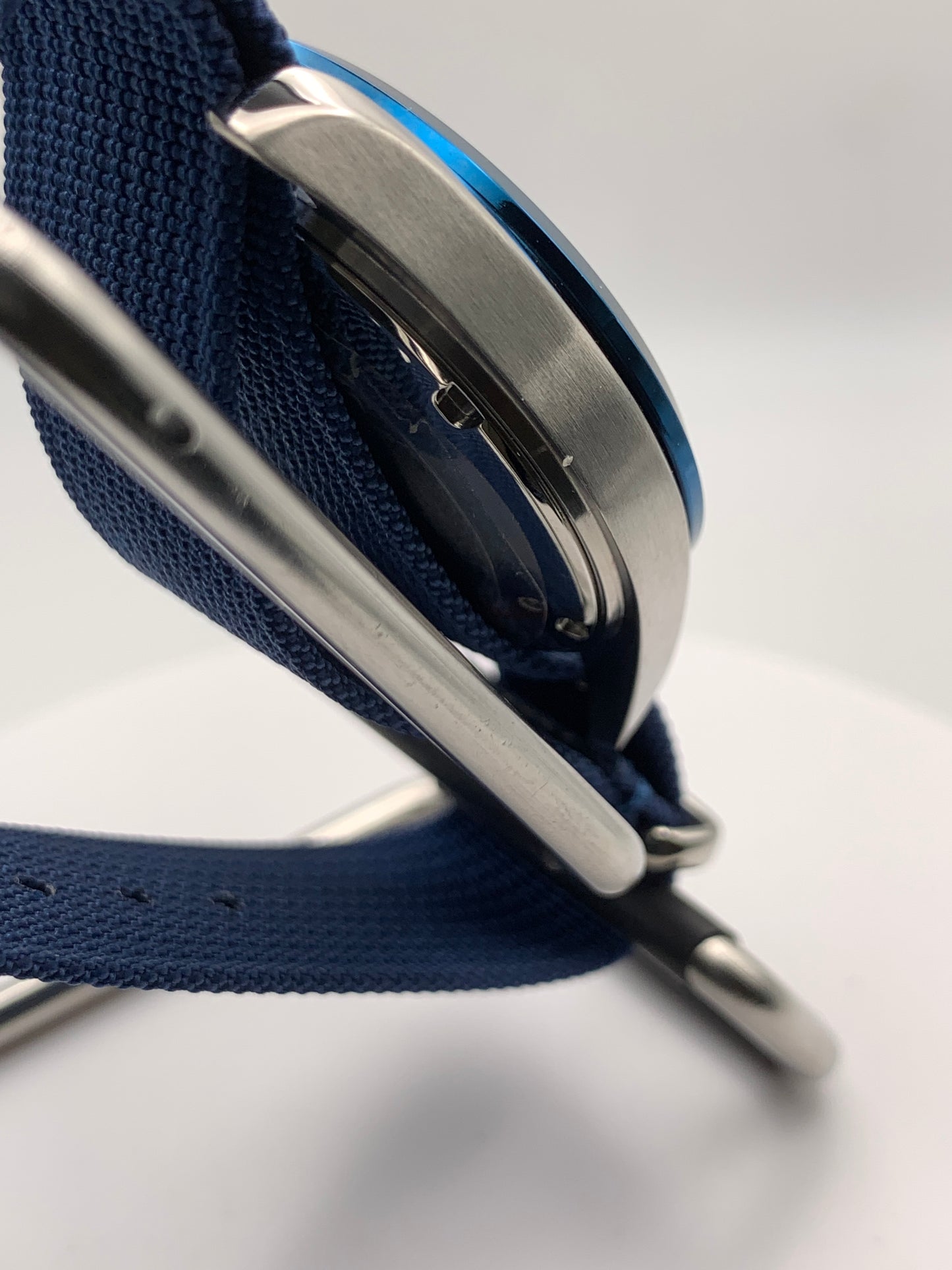 Eventide. 39mm Blue and silver stainless steel. Sapphire crystal. Seiko NH35.