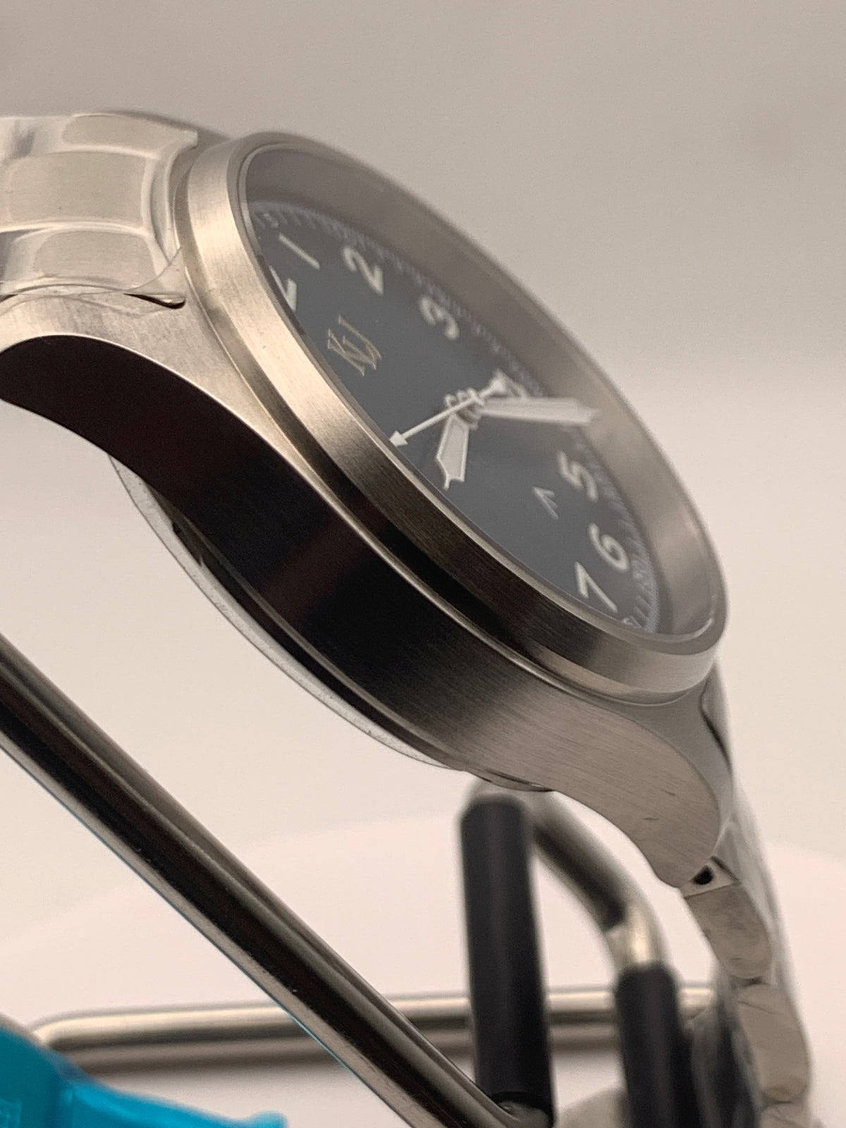 KLJ Custom - 39mm Brushed stainless steel. Sapphire crystal.  Seiko NH38.