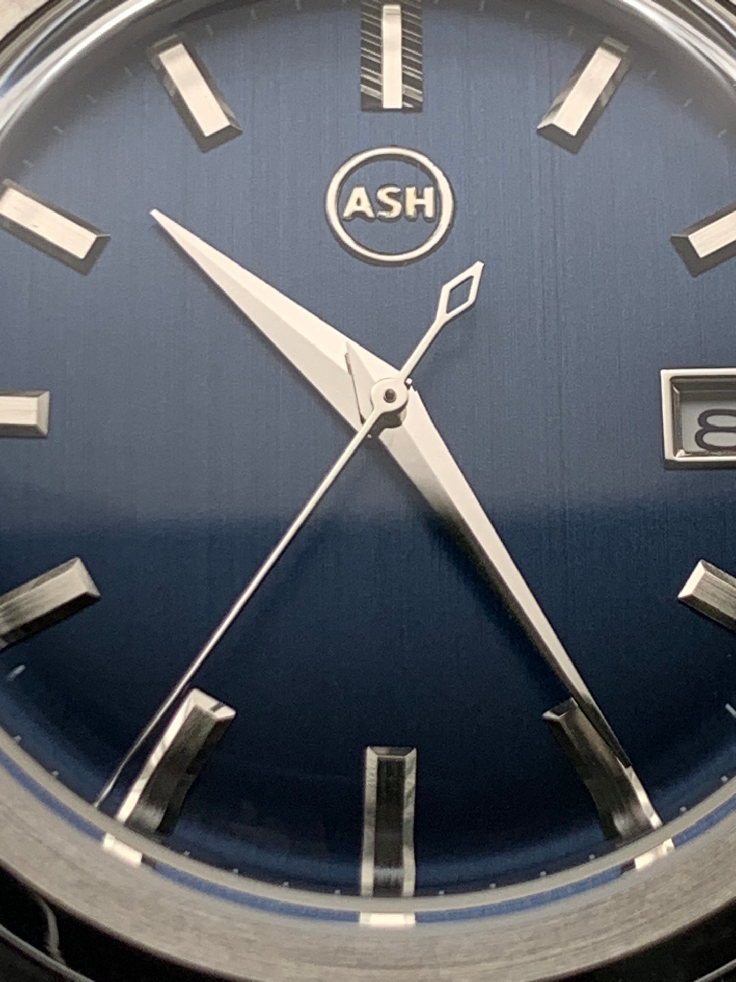 Nocturne. 40mm stainless steel case with matching bracelet. Box sapphire crystal. Seiko NH35
