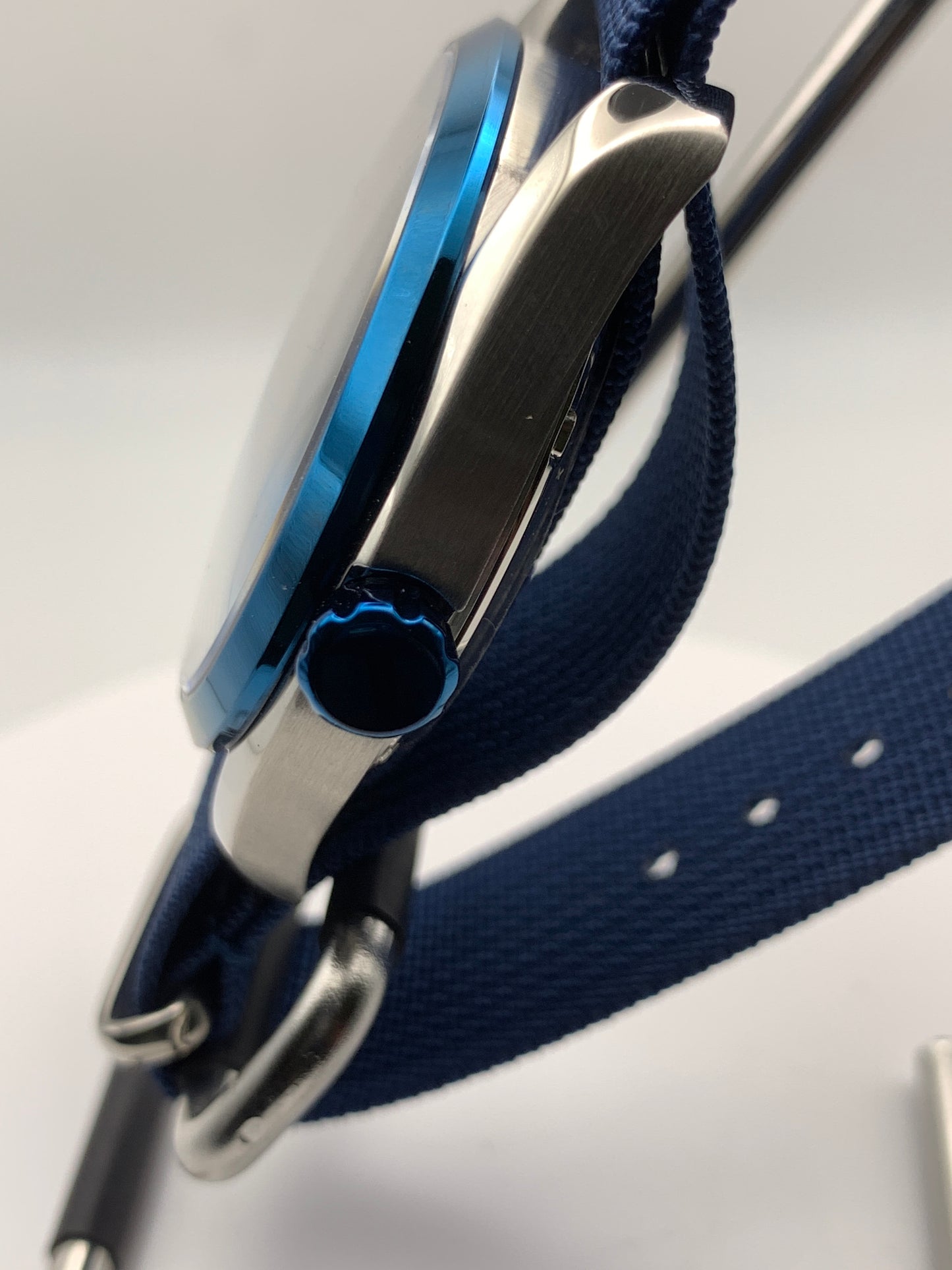 Eventide. 39mm Blue and silver stainless steel. Sapphire crystal. Seiko NH35.