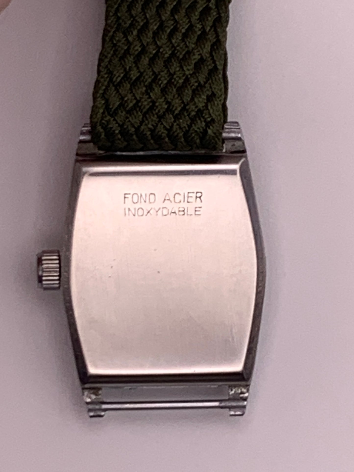Feather 1.3 - Vintage 25mm plated brass 2 piece case.  38mm lug to lug. 16mm lug width. 8.5mm thick. Acrylic crystal. Miyota Super 2035 movement.