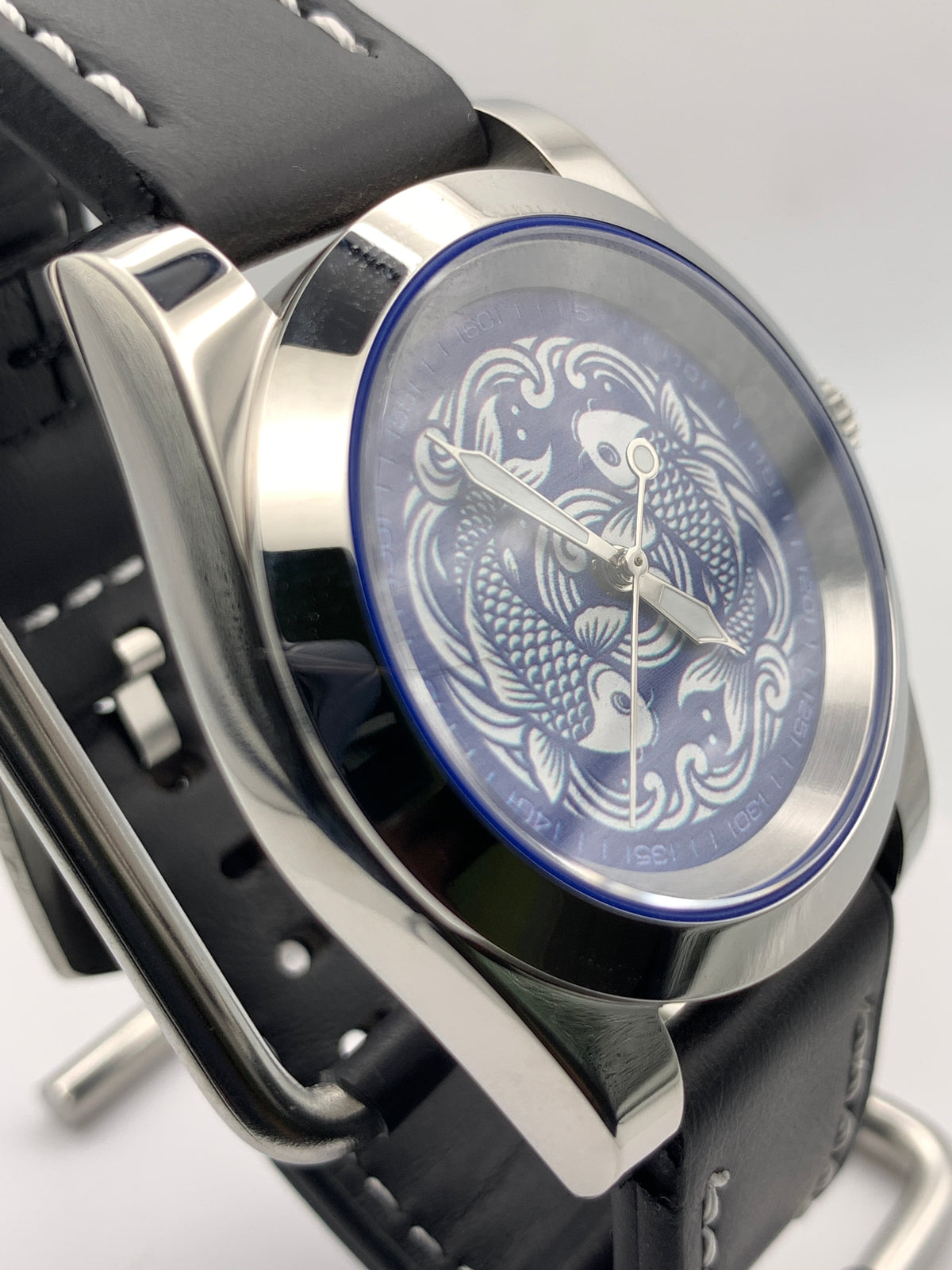 Koi Pond - 38mm stainless steel case. Sapphire crystal. Seiko NH38.