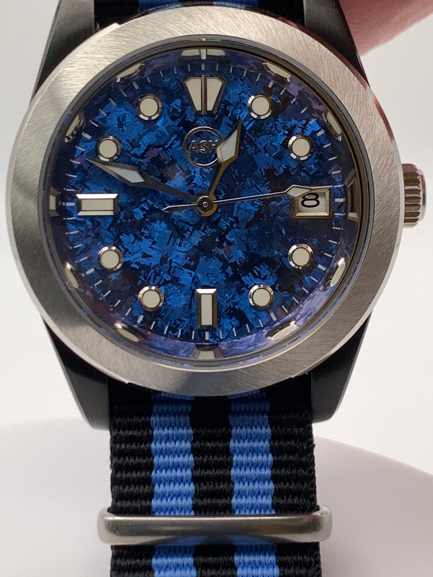 Black Hole Sun - 39mm three piece case. Sapphire crystal. Seiko NH35.