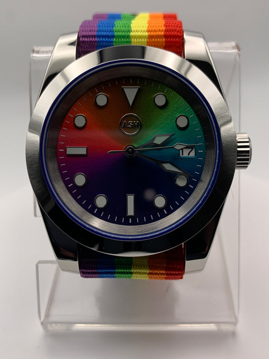 Lite Brite.  39mm Stainless steel. Sapphire crystal. Seiko NH35.