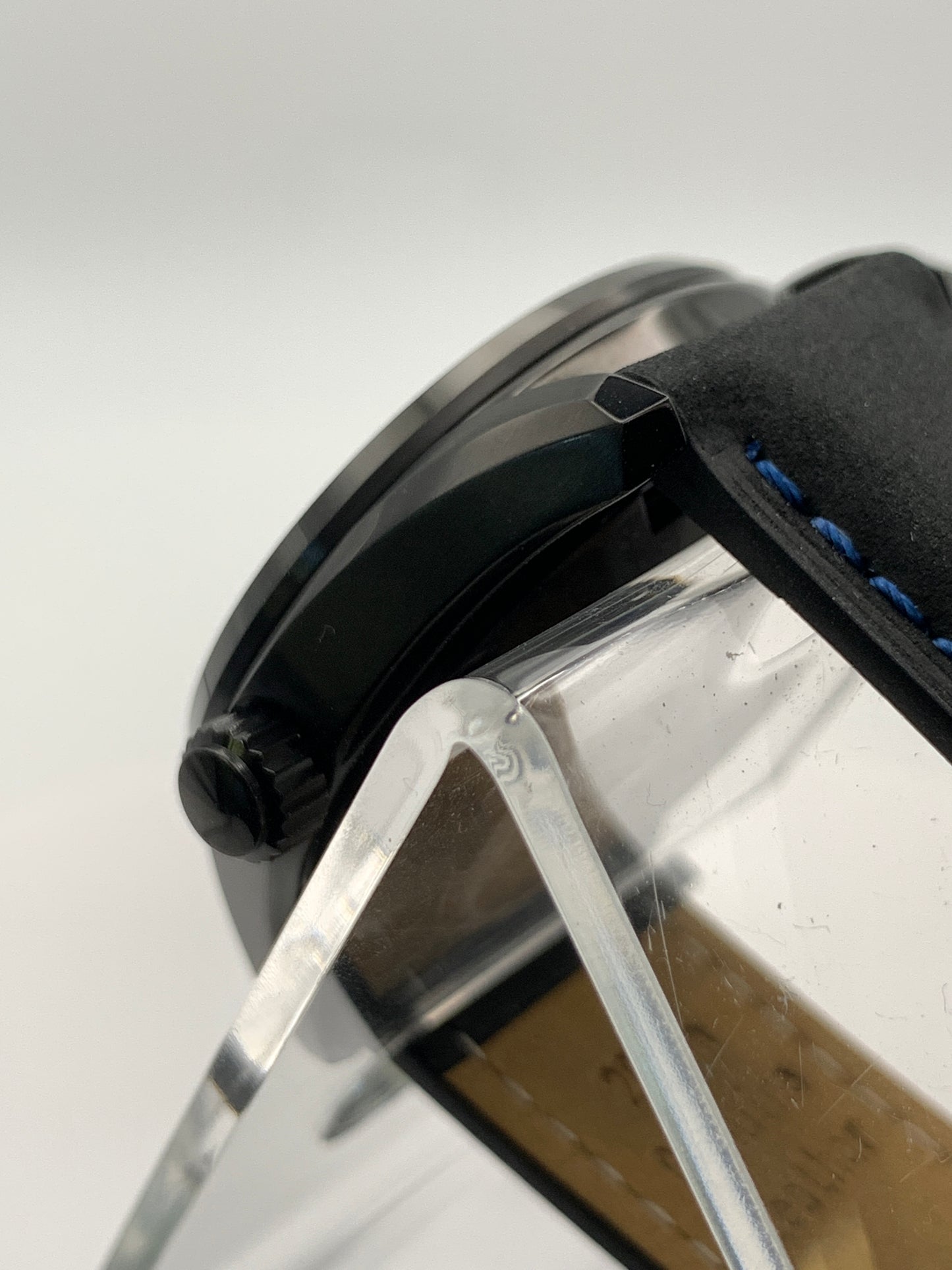 Black Blue White Abstract Sport Watch