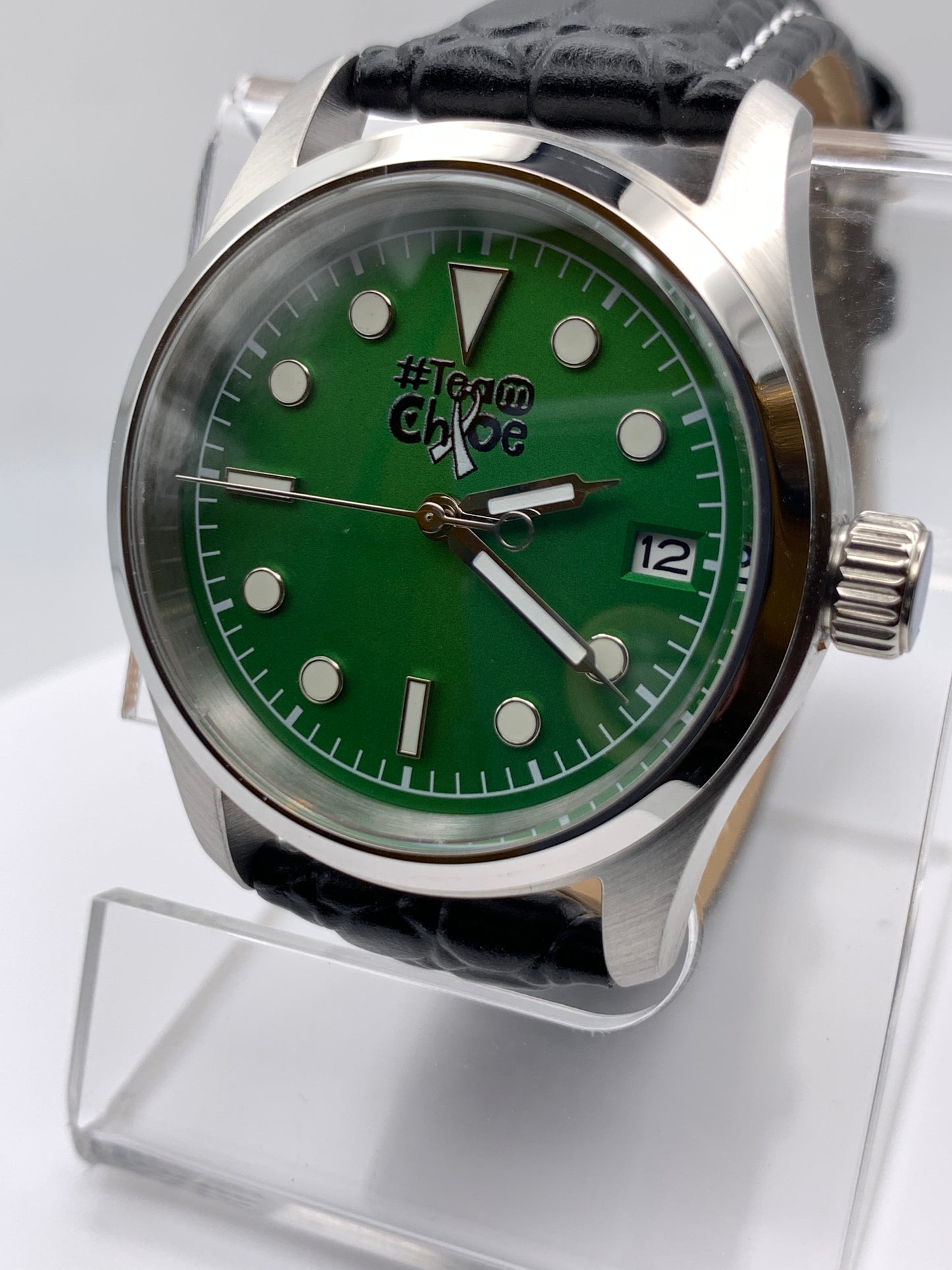 #TeamChloe - Three. 36mm Stainless steel. Sapphire crystal. Seiko NH35.