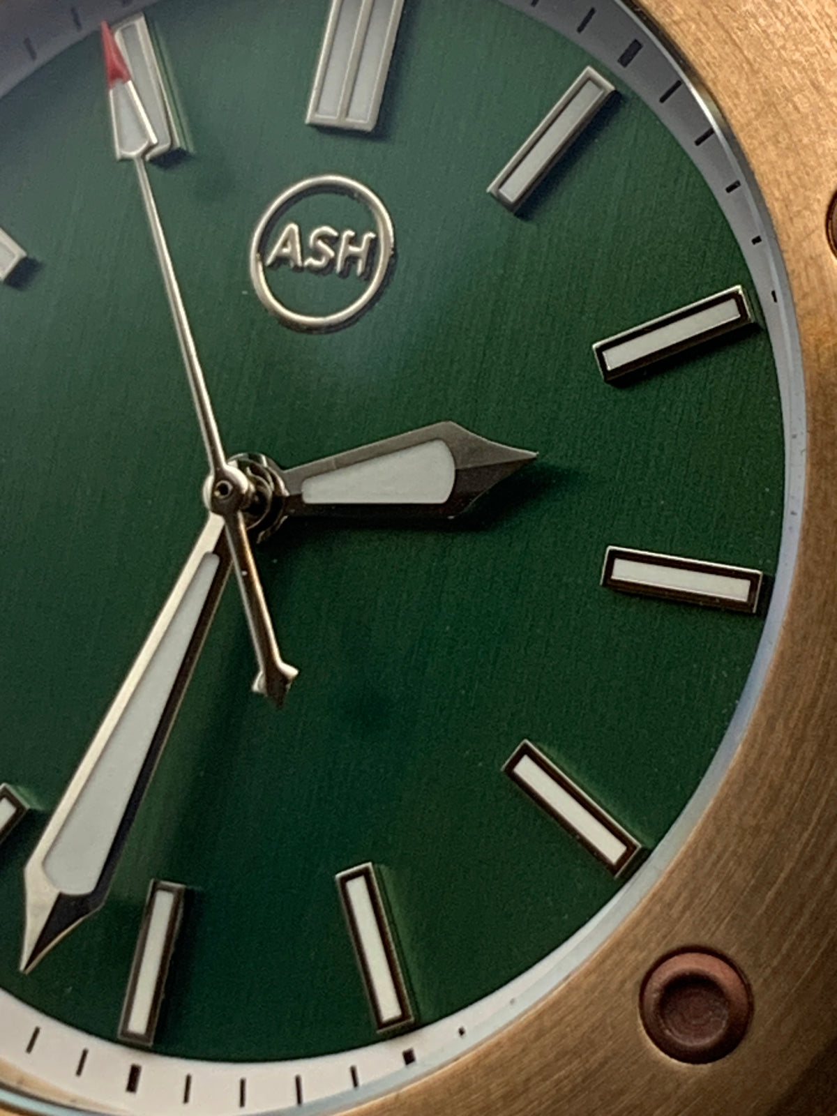 Aegis. 44mm bronze case. Sapphire crystal. Seiko NH35.