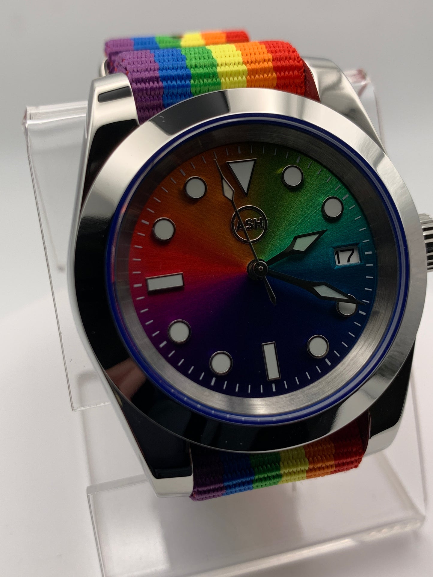 Lite Brite.  39mm Stainless steel. Sapphire crystal. Seiko NH35.