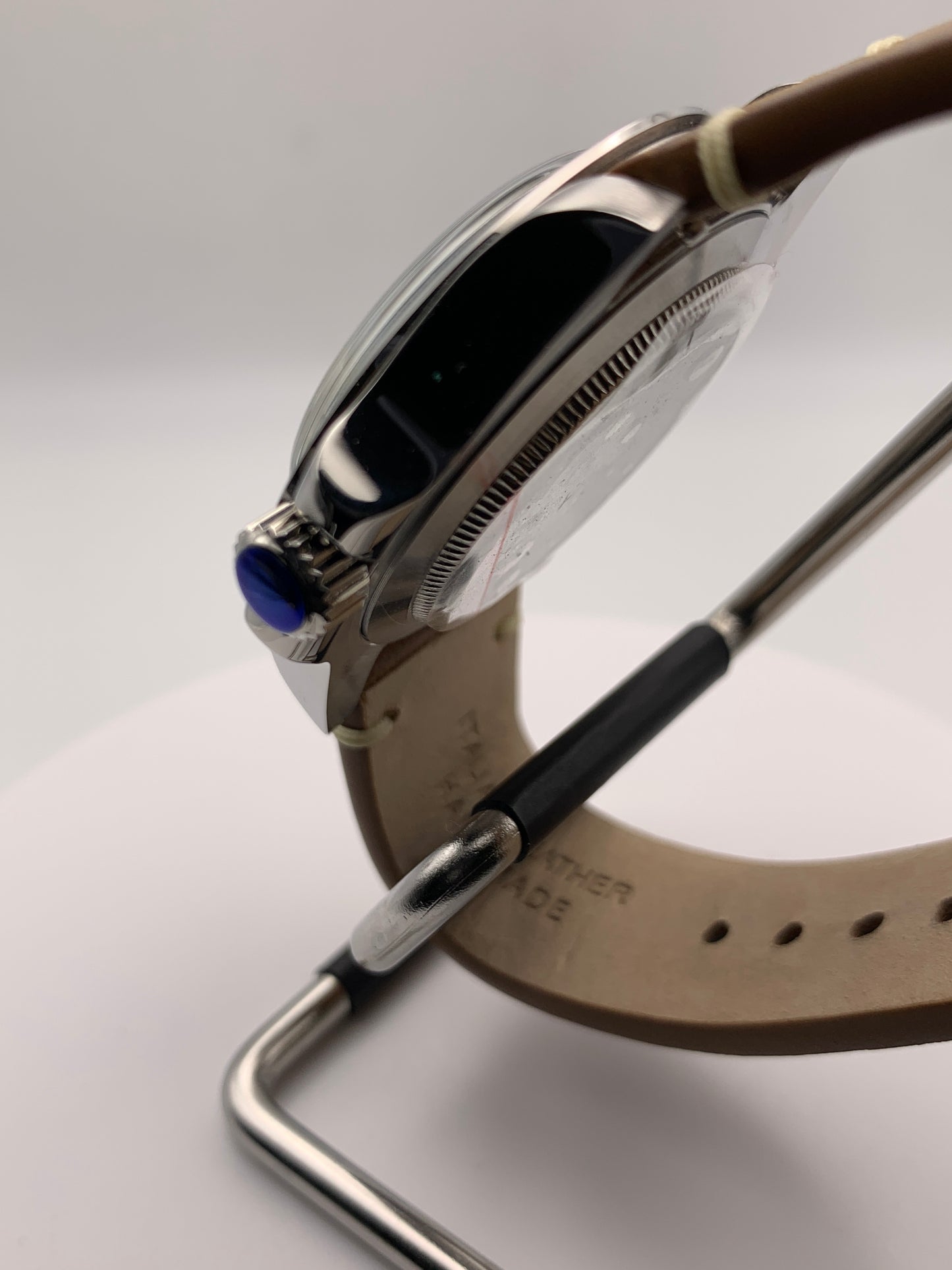Skillset. Client custom. 40mm Brushed stainless steel case. Double dome mineral glass with AR. Seiko NH35.
