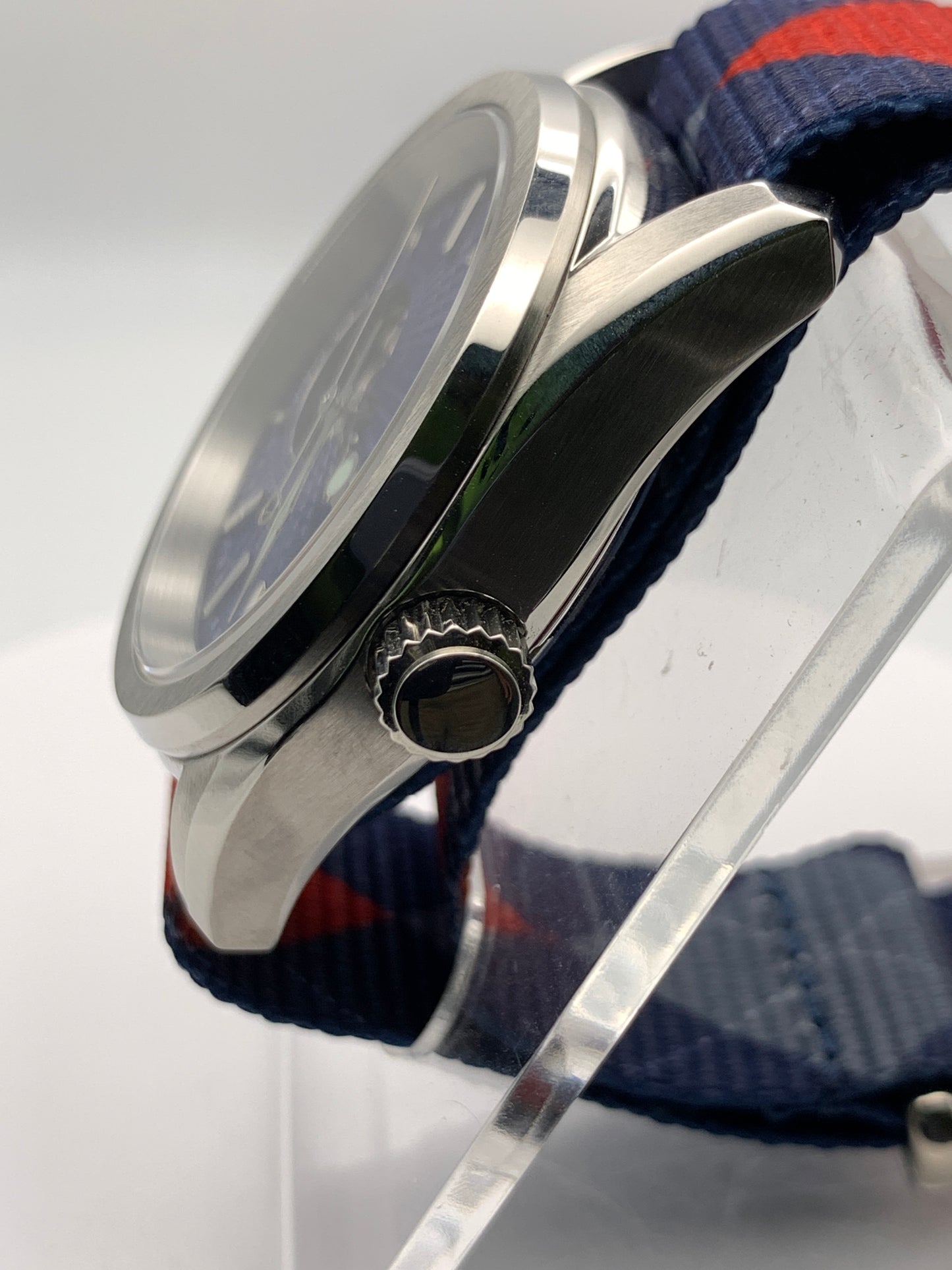 Blue Shift.  38mm Stainless steel. Sapphire crystal.  Seiko NH38.