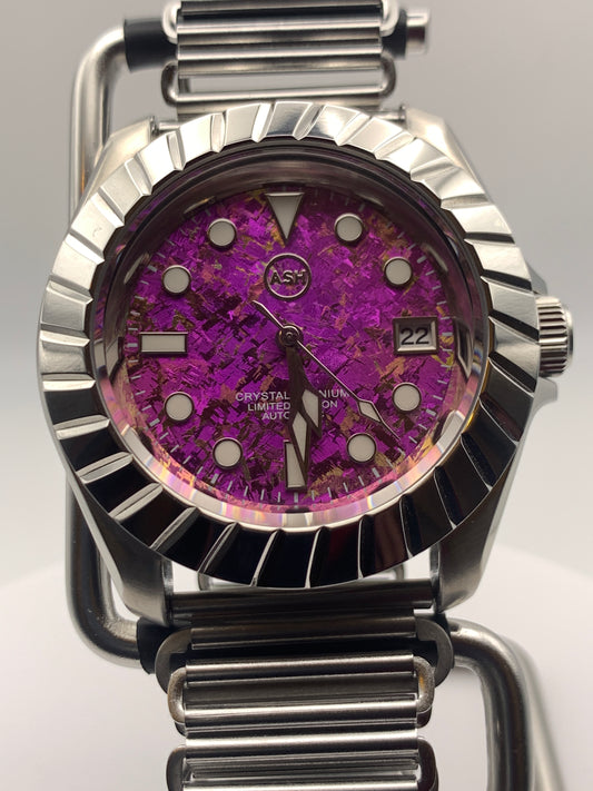Party-whirl. 41mm Stainless steel.  Sapphire crystal.  Seiko NH35. Bonklip.