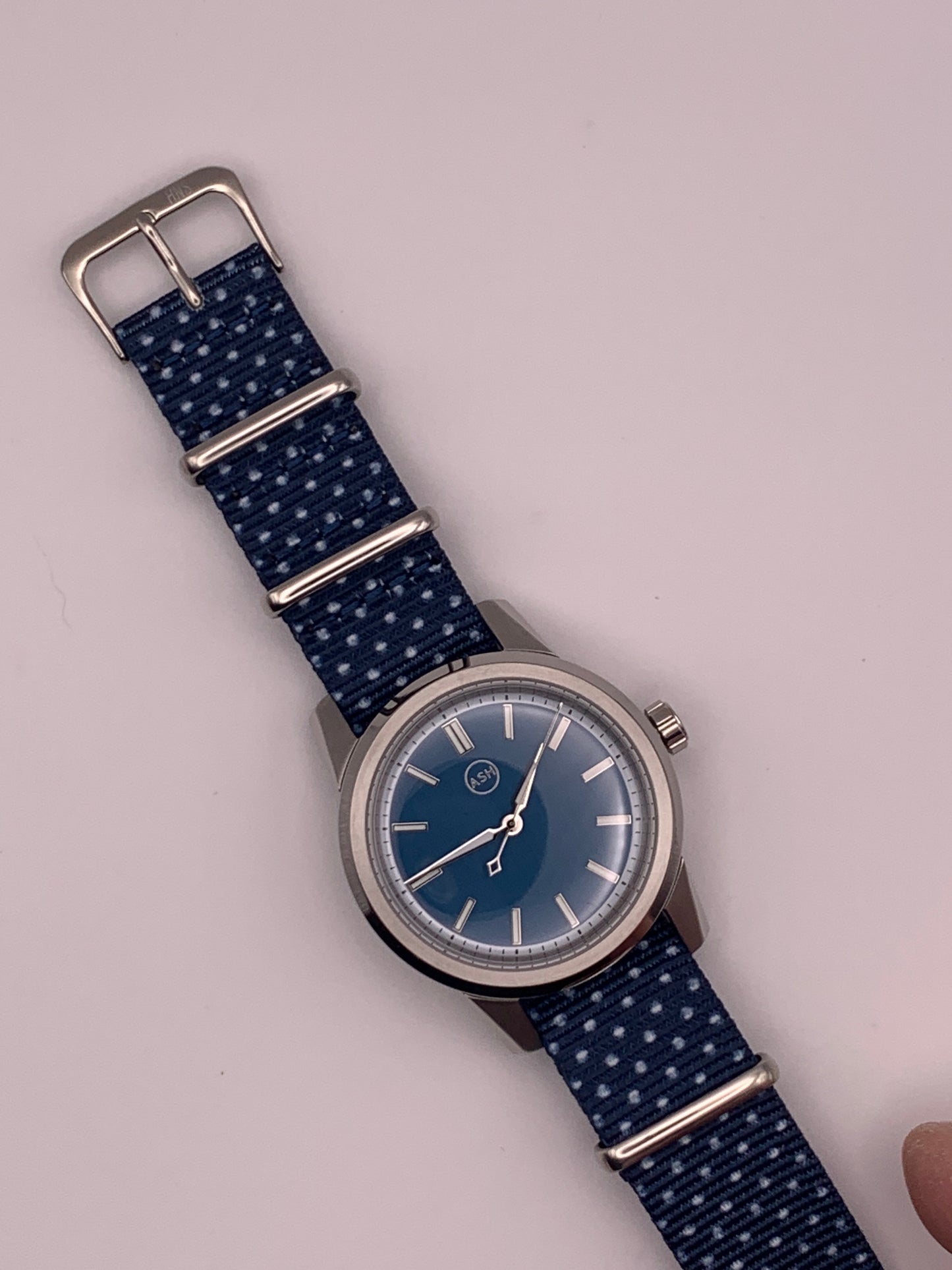 Dress Shirt. 41mm Stainless steel case. Domed K-1 glass crystal. Seiko NH38.