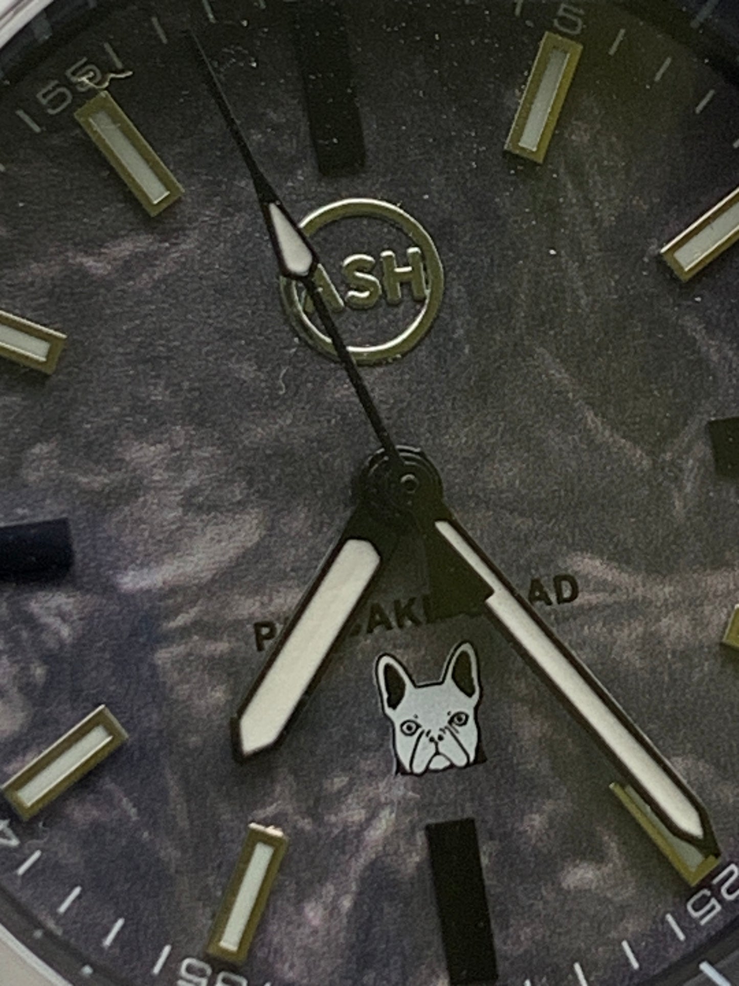 Jason Tribute #2 - 40mm PVD coated stainless steel. Sapphire crystal. Custom dial. Seiko NH38. 5 straps pictured included.
