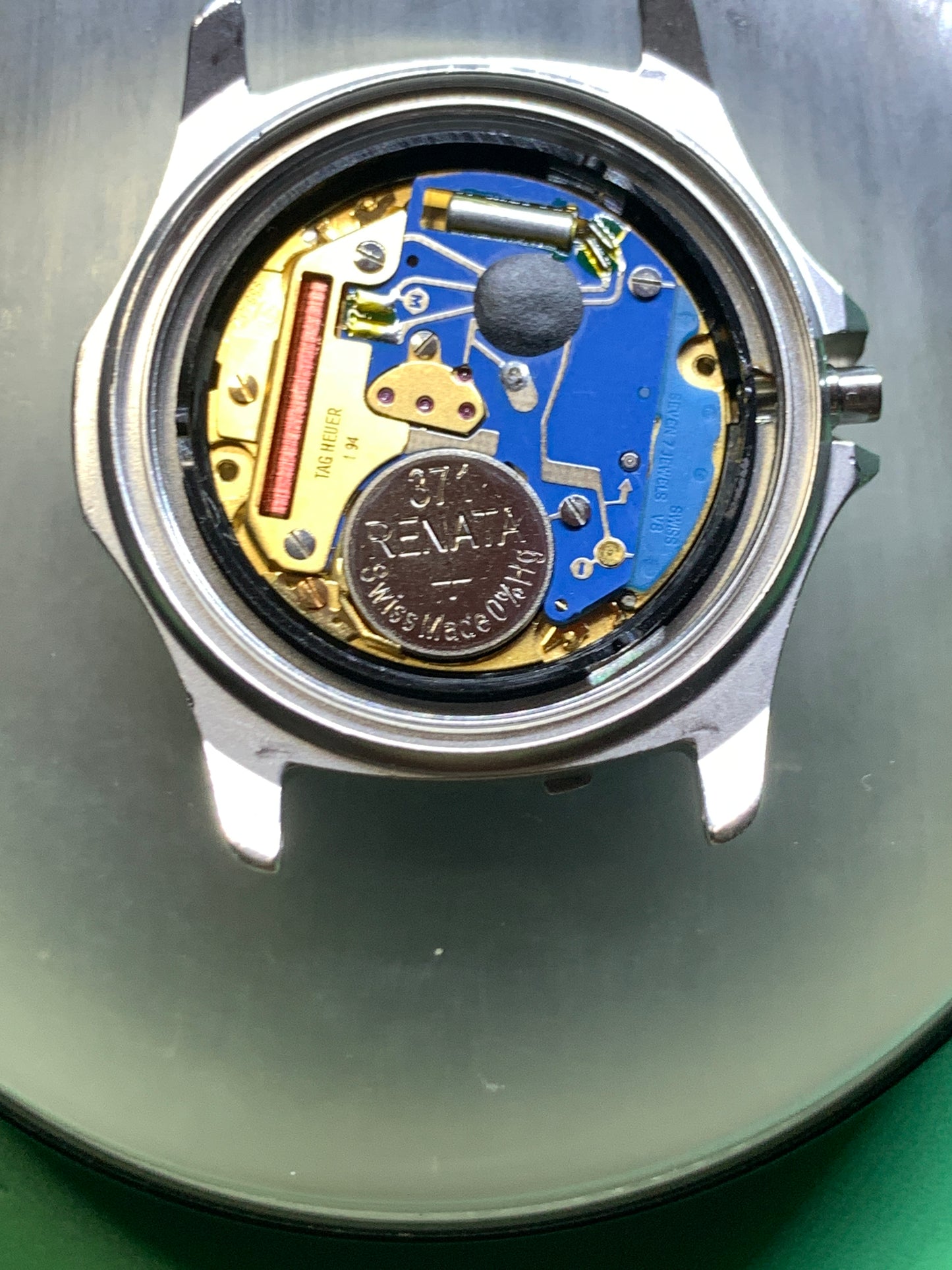 Tag Heuer WE1211-R.  Restoration. 34mm Stainless steel case.  Sapphire crystal. New movement.