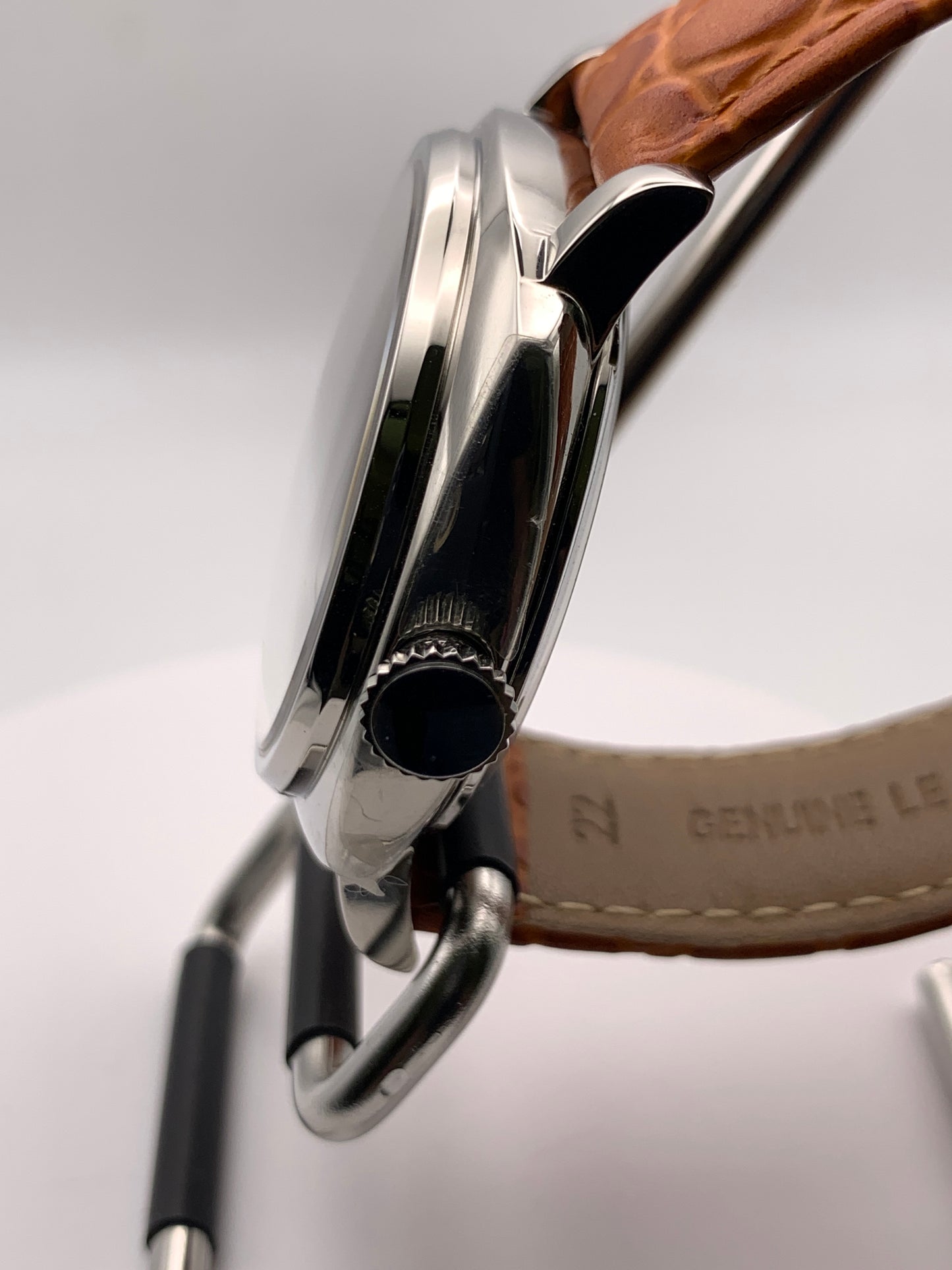 Wayfarer. 44mm stainless steel case.  Sapphire crystal. Sandwich dial. Seiko NH38.