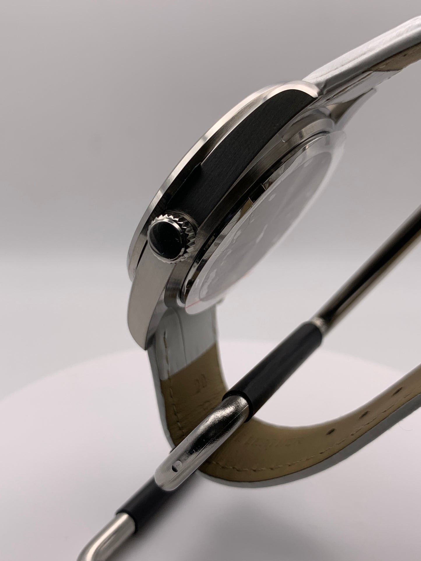 Time Device One. 38mm Stainless steel case.  Enamel dial.  Sapphire crystal.  Seiko NH38.