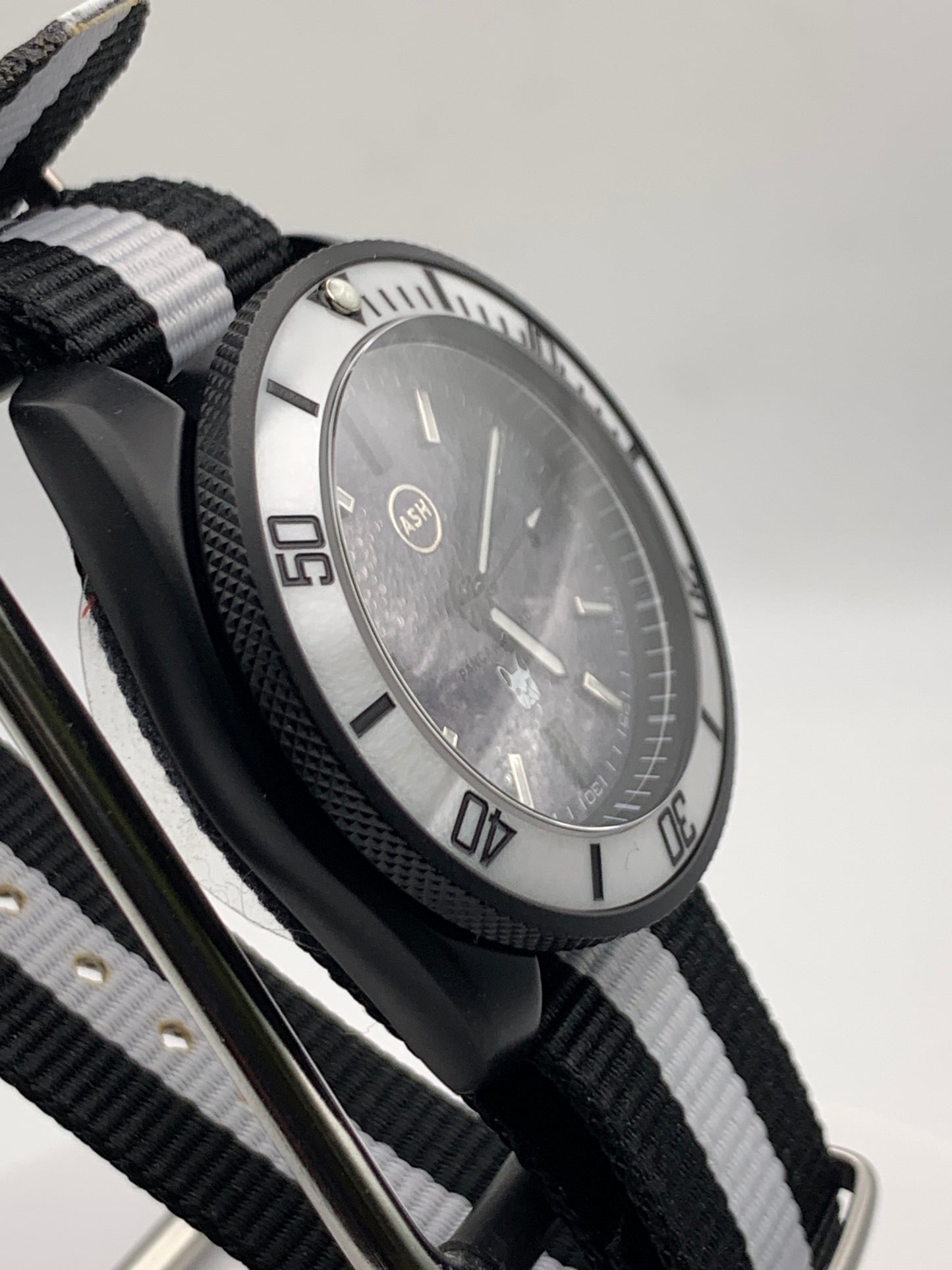 Jason Tribute #3 - 40mm PVD coated stainless steel. Sapphire crystal. Custom dial. Seiko NH38. 5 straps pictured included.
