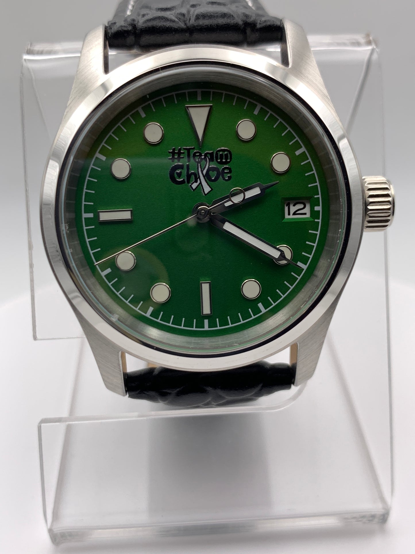 #TeamChloe - Three. 36mm Stainless steel. Sapphire crystal. Seiko NH35.