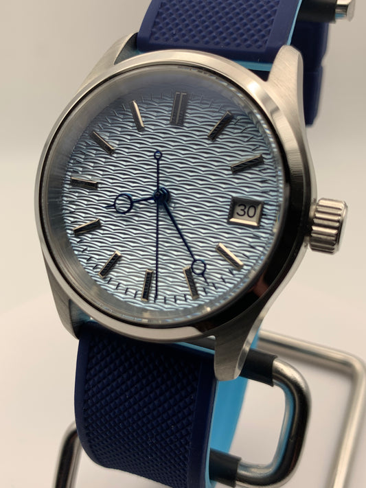 Frosty. 36mm Stainless steel case. Sapphire crystal. Seiko NH35.