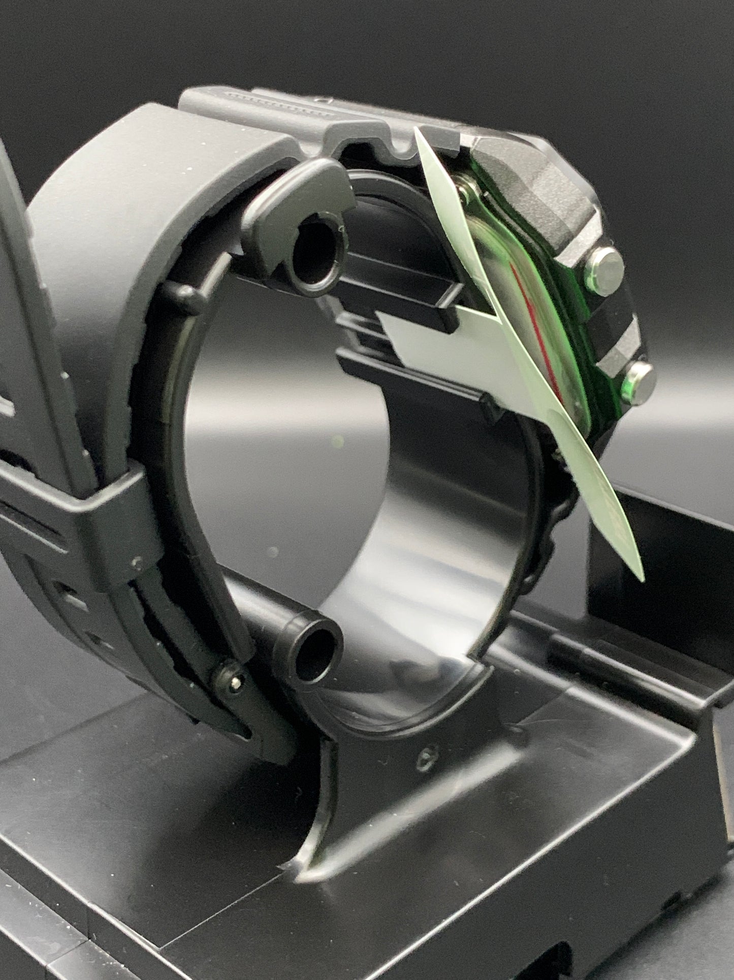 Fish and Chips. Casio AE1200 with rainbow filter and hydromod.