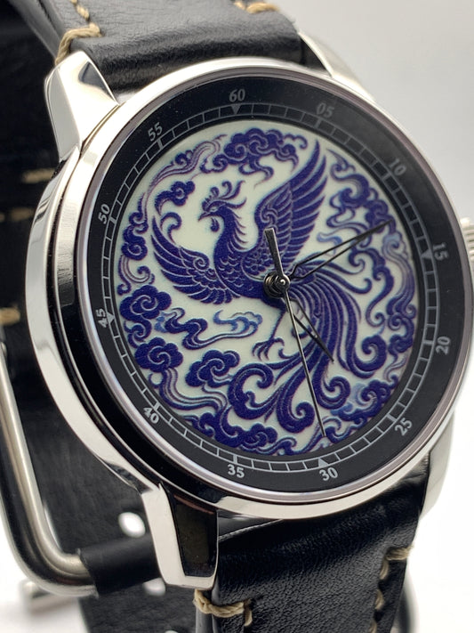 Apotheosis - 38mm stainless steel case. Lumed dial. Sapphire crystal. Seiko NH38.