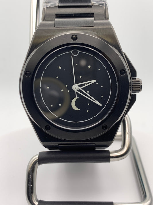 Stars and moon. PVD case and bracelet.