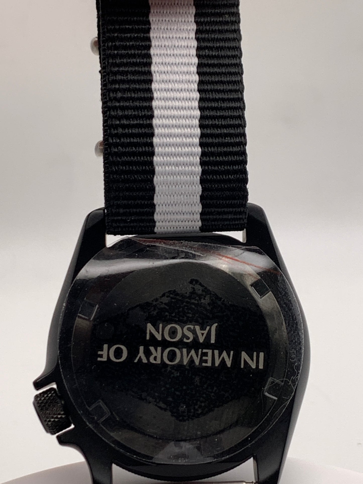 Jason Tribute #3 - 40mm PVD coated stainless steel. Sapphire crystal. Custom dial. Seiko NH38. 5 straps pictured included.