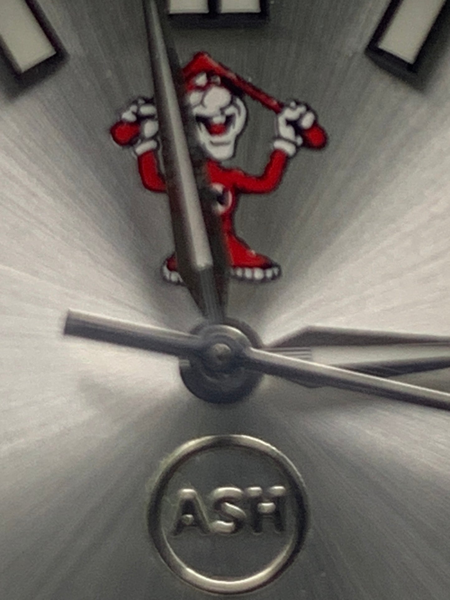 Best Avoided.  39mm Stainless steel. Sapphire crystal. Seiko NH35 with red date wheel. Mischief.