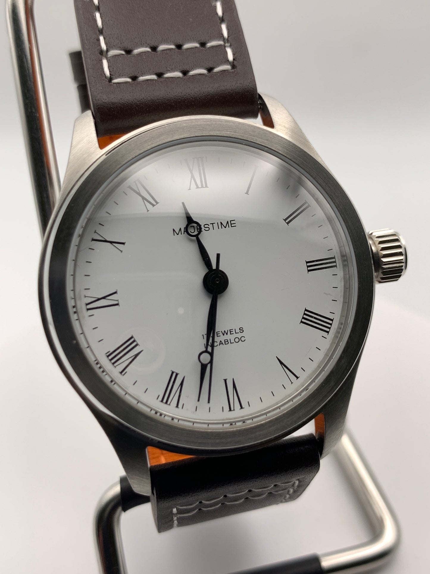 Majestime pocket watch conversion. 38mm stainless steel case.  Sapphire crystal.
