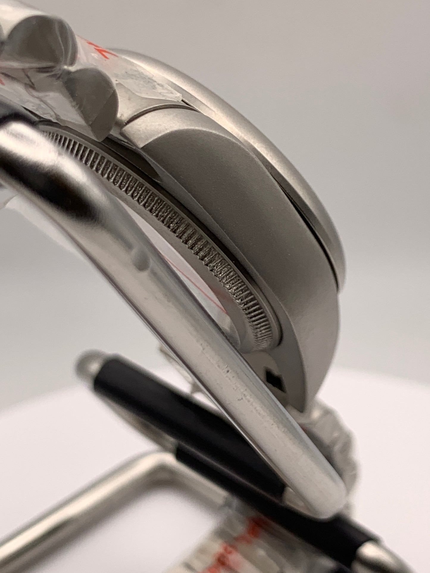 Microcosm. 31mm Brushed stainless steel with matching bracelet. Sapphire crystal. Seiko NH05 automatic.