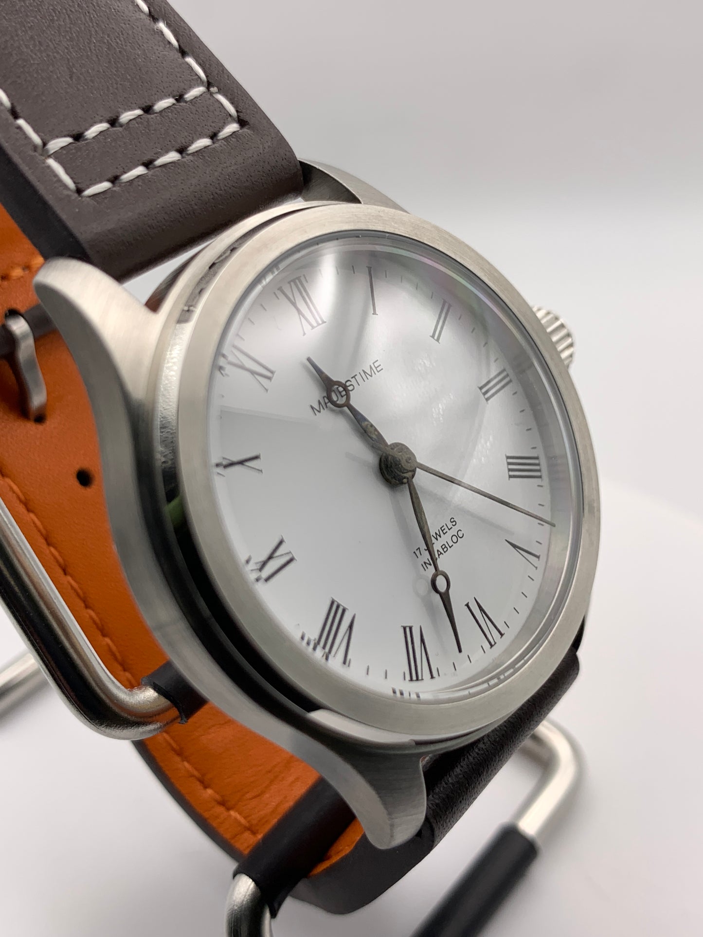 Majestime pocket watch conversion. 38mm stainless steel case.  Sapphire crystal.