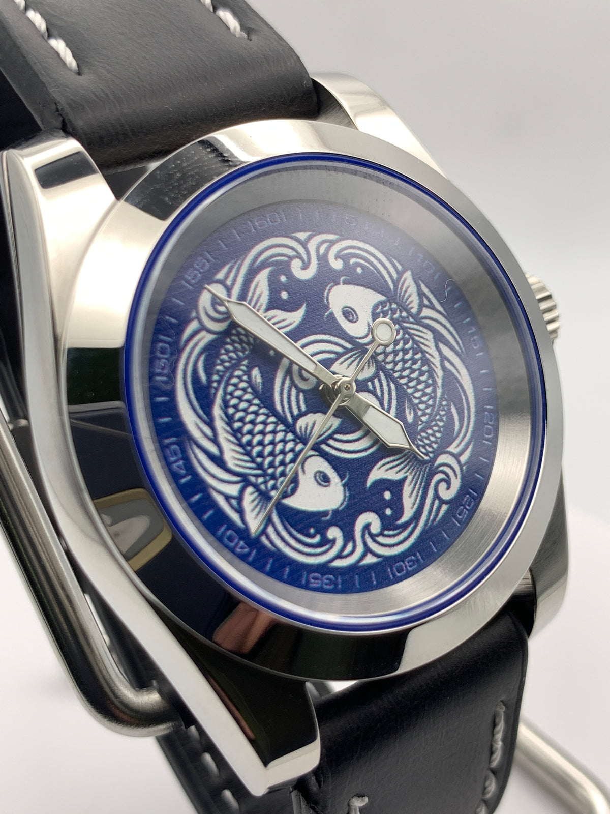 Koi Pond - 38mm stainless steel case. Sapphire crystal. Seiko NH38.