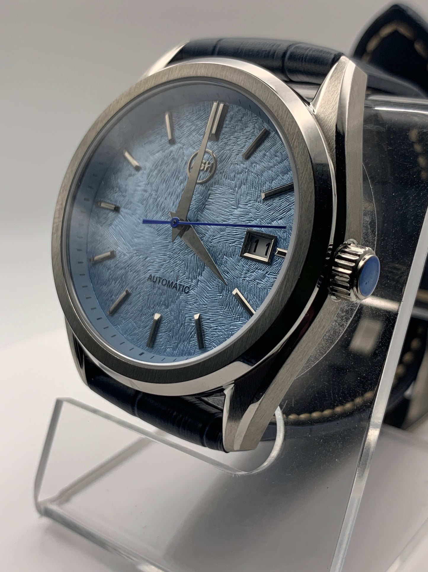 Icefall. 38mm Stainless steel. Sapphire crystal.  Seiko NH35.