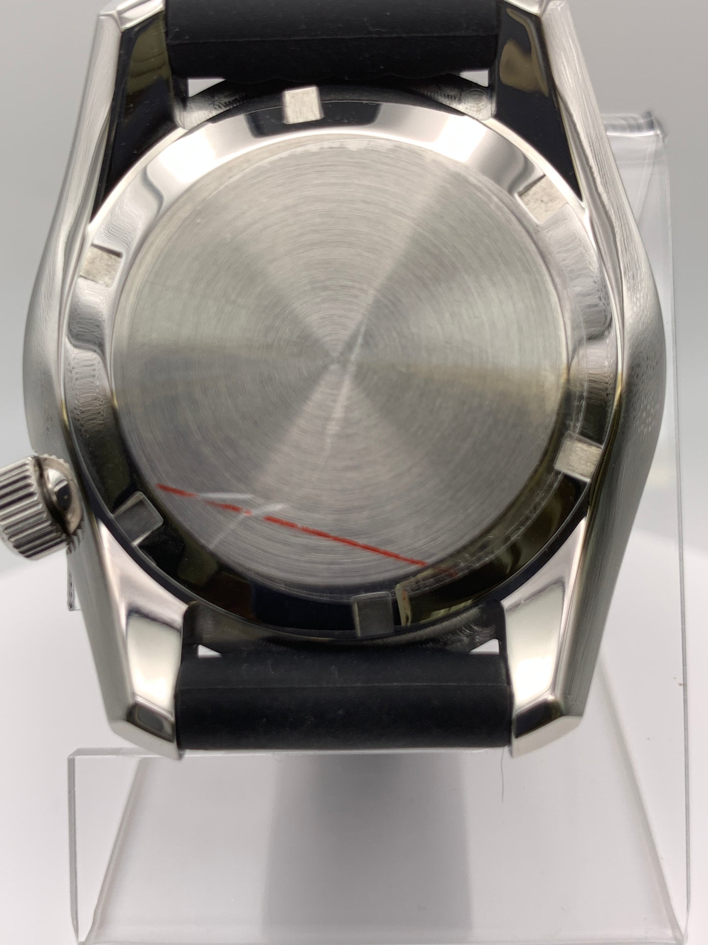 Orange Textured Dial. Diver Style. 42mm cushion case.